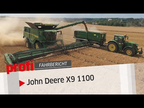 100-t-Drescher: John Deere X9 1100 | profi #Fahrbericht