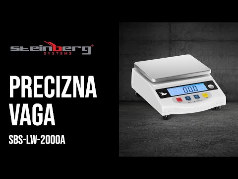 videozapis - Precizna vaga - 2000 g / 0,05 g
