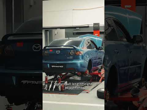 Mazda 3 1th Gen BK INSTALL FAPO PF COILOVER   (PS007910) #fapo #coilovers #loweredcars #mazda