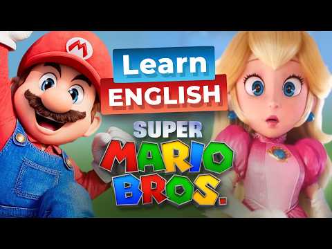 Learn English with the SUPER MARIO MOVIE — Mario Meets Princess Peach