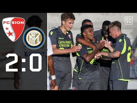 Erschöpfte Mailänder unterliegen Sion: FC Sion - Inter Mailand 2:0 | Highlights | DAZN
