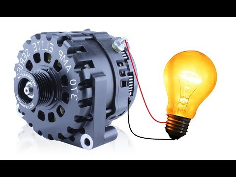 Self Excite an Alternator with a DC Generator DIY - Motor Generator Video