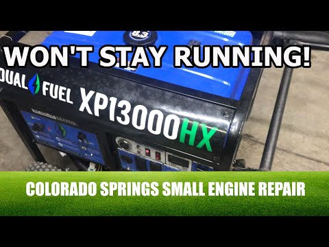 DuroMax Generator Will Not Stay Running Small Engine Repair