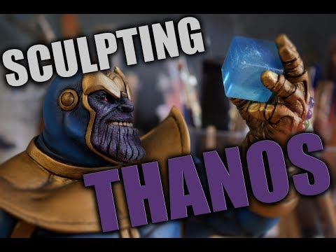 Sculpting THANOS bust
