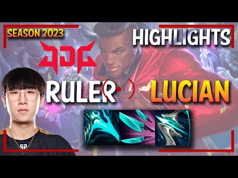 JDG Ruler LUCIAN vs SAMIRA ADC - HIGHLIGHTS - KR Ranked