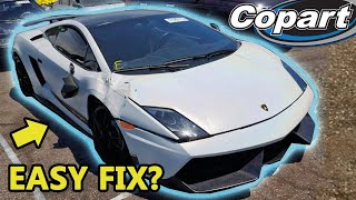 Unbelievable Discovery: Salvage Auto Auction Lamborghini: SUPERLEGGERA LB 570-4! (Nate Bossi's Ride)