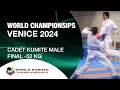 CADET KUMITE MALE 52 KG FINAL World Cadet Junior Karate U21 Championships WKF