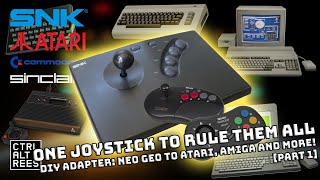 Cheap DIY Neo Geo Joystick Adapter To Atari, Amiga, Sinclair & More! OJTRTA Part 1