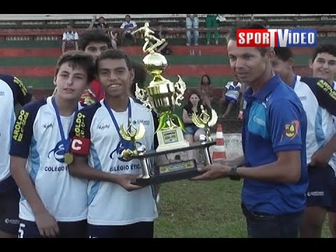 GREMINHO 1X0 SANTOS F.C. - FINAL INFANTIL CRIANÇA EM CAMPO.
