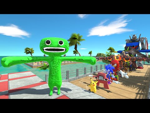 Jumbo Josh vs Gundam RX-78 OASIS DEATH RUN - Animal Revolt Battle Simulator