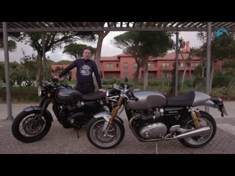 Triumph Thruxton R and T120 Black Bonneville (2016) - Review