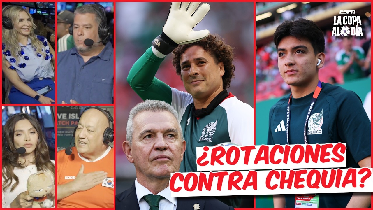 MÉXICO irá SOBRADO ante CHEQUIA en el MUNDIAL, ¿qué cambios hará JAVIER AGUIRRE? | La Copa al Día