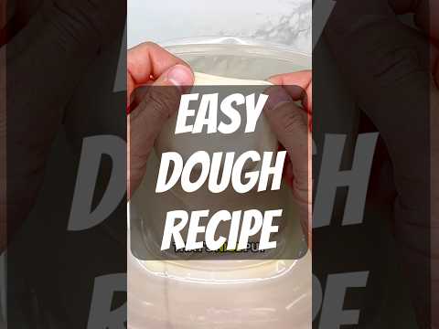 Easy dough Recipe. Details and tips below! #pizza #dough #tutorial