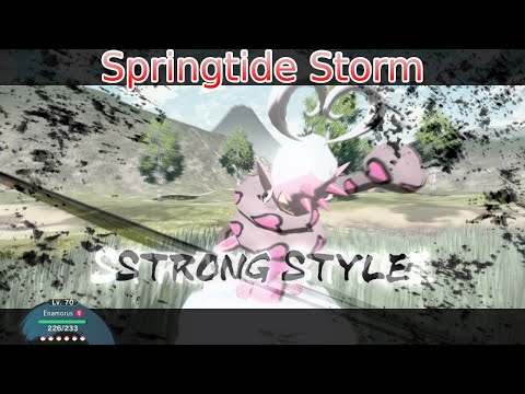 Enamorus uses Springtide Storm [Pokémon Legends: Arceus]