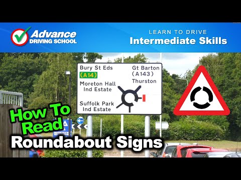 How To Read Roundabout Signs  |  Intermediate Driving Skills
