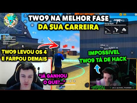 TWO9 NA MELHOR FASE DA SUA CARREIRA FAZ JOGADA SURREAL LEVOU OS 4 DO TIME DO THURZIN E FARPOU DEMAIS