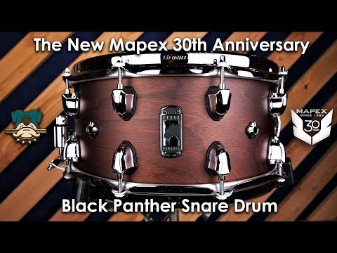 Mapex 30th Anniversary Black Panther Snare Drum Unboxing & Review | Drum Dog