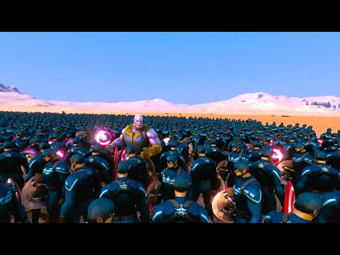 Is 5000 Captain America Enough to Stop Thanos? - Ultimate Epic Battle Simulator UEBS