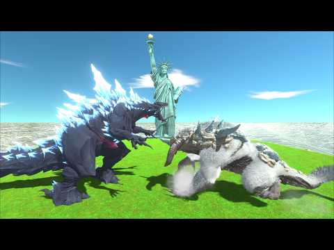 Godzilla Nemesis Power Test - Animal Revolt Battle Simulator