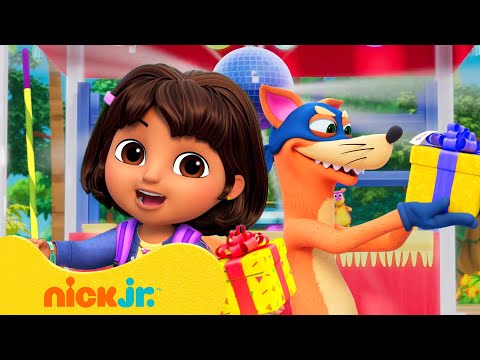 Dora | 🎉 ¡Fiestas de cumpleaños con Dora! con Zorro 🥳 50 minutos  | Nick Jr. en Español