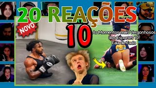 20 REAÇÕES | MULT REACT | Os Momentos mais Vergonhosos dos Esportes 10! A Humilhação FINAL!