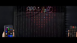 Luci Smart 100 LED Multicolore RGB 10 m - App-i Light con Telecomando