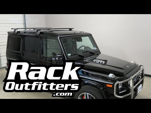 Mercedes Benz G Class with Rhino Rack Vortex RL150 Roof Rack from Rack Attack