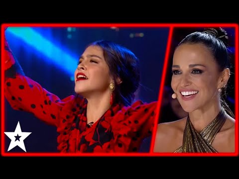 10 Year Old Flamenco Dancer WOWS The Judges on Spain's Got Talent!