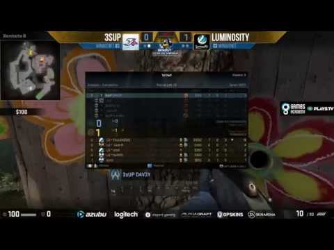 WinOut CS:GO Tournament - Luminosity vs. 3sUP (Mapa 2 - Overpass) - Narração PT-BR