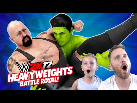 WWE 2k17 Super Hero HEAVYWEIGHTS Battle Royal | K-City GAMING