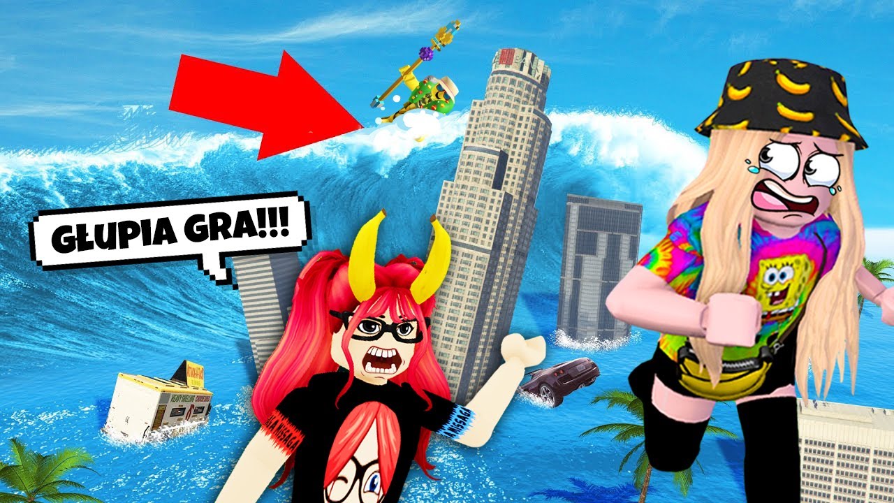 UCIEKAMY PRZED OGROMNYM TSUNAMI 🌊 Roblox