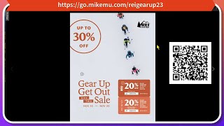REI Gear Up and Get Outside Sale ( REI's 'Black Friday' ) for 2023