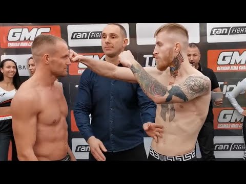 MAURICE ADORF VS ALEXANDER WIENS FACE TO FACE /WEIGH IN