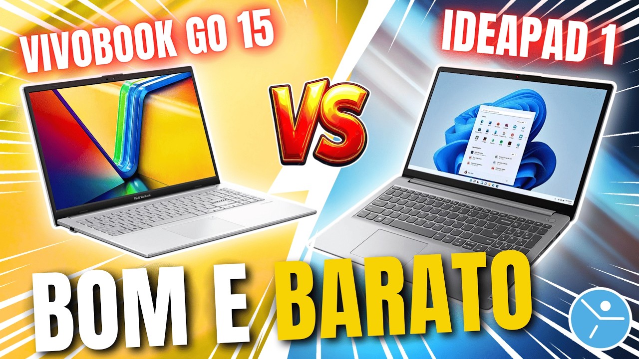 Miniatura da avaliação em vídeo de Notebook Lenovo Ideapad 1 Ryzen 3 7320U 15,6" 4GB 256GB SSD Linux