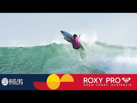 Stephanie Gilmore Finds the Barrel & Makes a Comeback - Roxy Pro Gold Coast 2017 Round One