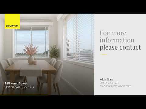 118 Kemp Street, Springvale, VIC 3171, 4 slaapkamers, 2 badkamers, House
