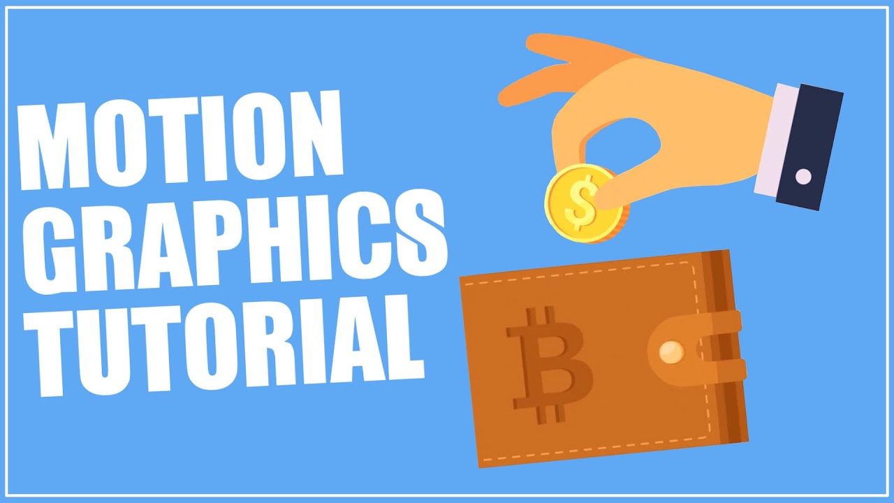 MOTION GRAPHICS TUTORIAL - Bitcoin Falling Animation Tutorial in After Effects