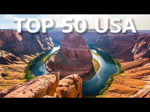 TOP 50 Best Places to Visit in the USA | Travel Video