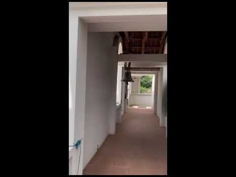 Vamos al campanario de la iglesia colonial de Santa Ana Huista