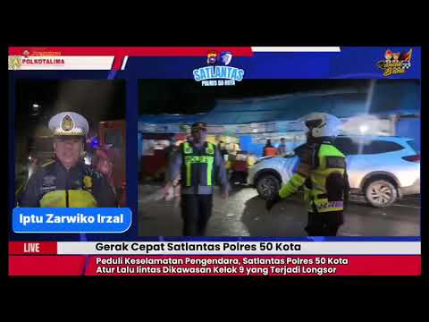 Breaking news, Longsor di Kelok 9 jalan lintas Sumbar Riau.