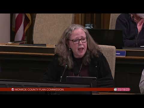Monroe County Plan Commission, March 18, 2025