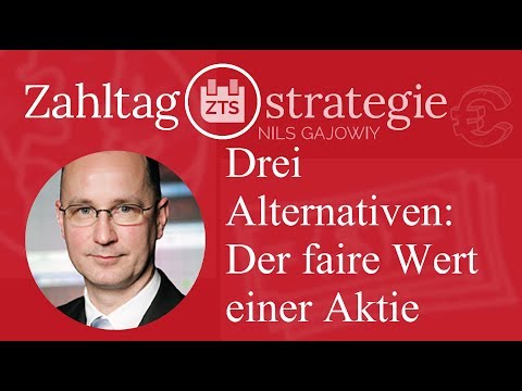 Drei Alternativen: Der faire Wert einer Aktie