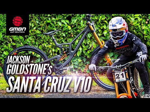 Das neue Santa Cruz V10 von Jackson Goldstone im Bikecheck | VPP System 2023 erklärt!