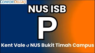 NUS Internal Shuttle Bus Service P | Hyperlapse & Route Visual