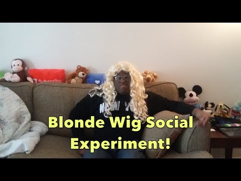 Blonde Wig Social Experiment Video