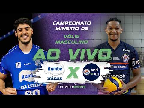 Itambé Minas x Azulim Monte Carmelo AO VIVO com imagens | Campeonato Mineiro de Vôlei Sicredi 2026