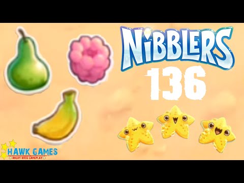 Nibblers - 3 Stars Walkthrough Level 136