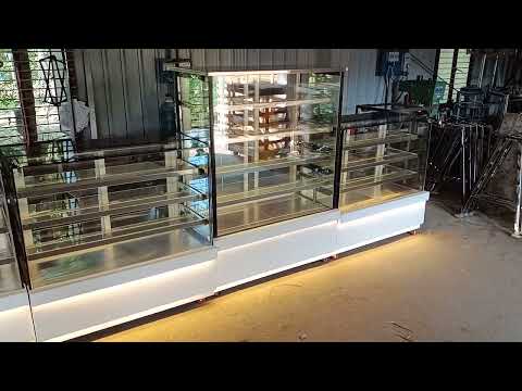 DISPLAY COUNTER SS WITH TUFFON GLASS