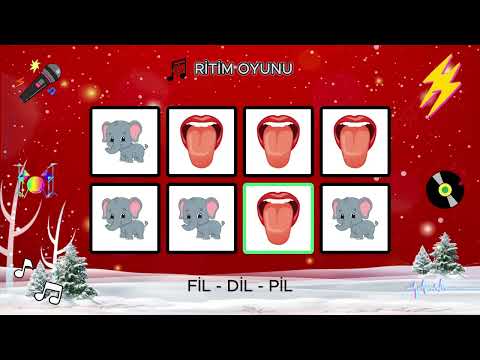 Say The Word On Beat Türkçe! Fil Dil Pil (Ritim Oyunu) | Seviye 1-3 Kelime Oyunu