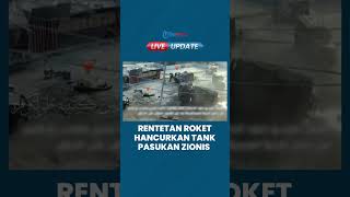 Pejuang Jihad Islam Palestina Tembakkan 20 Roket ke Israel saat Tank-tank Zionis Terobos Gaza